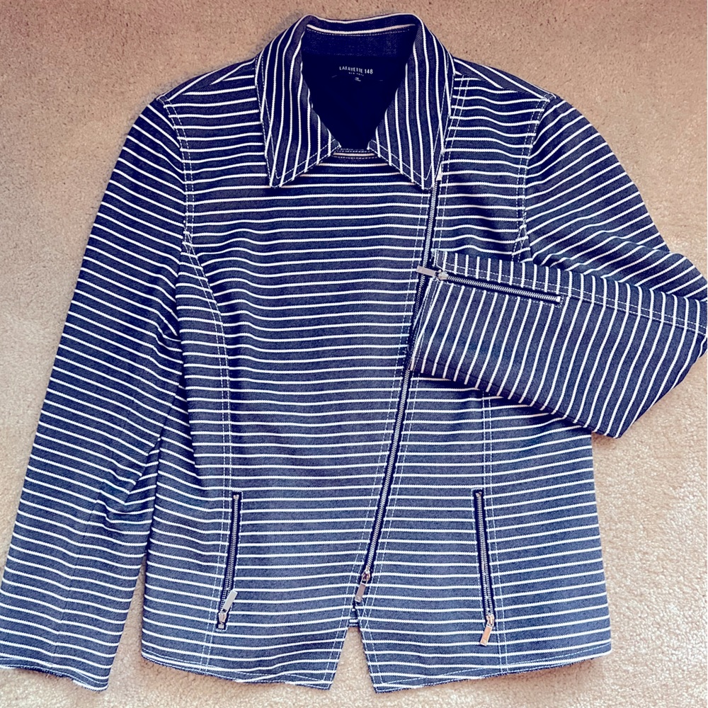 LAFAYETTE 148
Striped Jacket
Size: 12